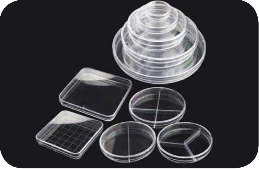 Plastic Petri Dishes, 90 mm plastic petri dishes, 500/case